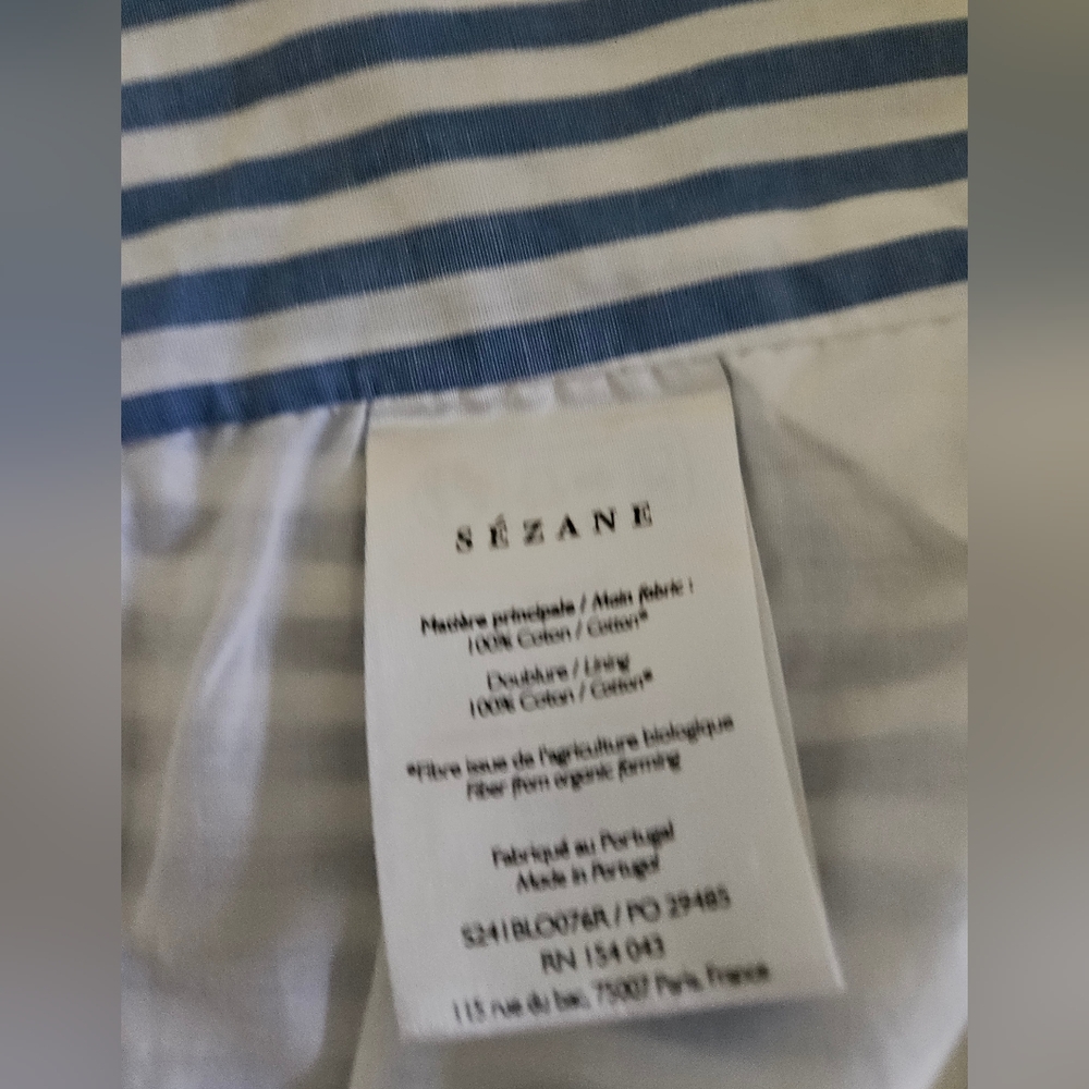 Sezane Lucresia Blouse. Size 34EU. - Picture 6 of 8